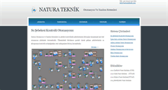 Desktop Screenshot of naturaotomasyon.com