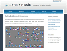 Tablet Screenshot of naturaotomasyon.com